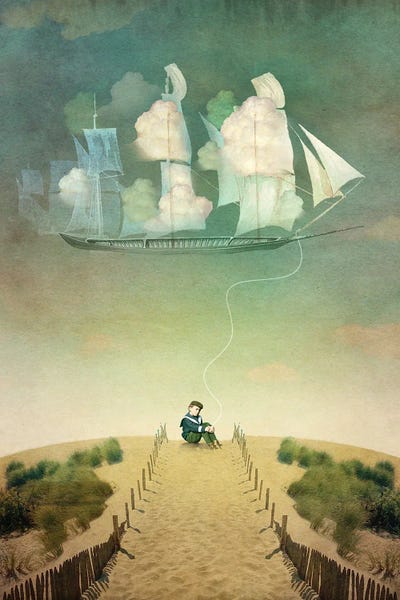 Airship by Catrin Welz-Stein art print