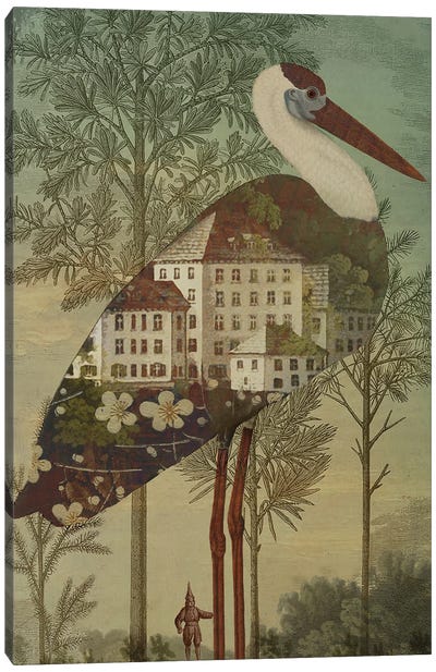 Birdhouse Canvas Art Print - Best Selling Fantasy Art