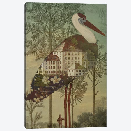 Birdhouse Canvas Print #CWS216} by Catrin Welz-Stein Canvas Art