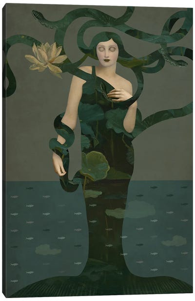Medusa Canvas Art Print - Catrin Welz-Stein