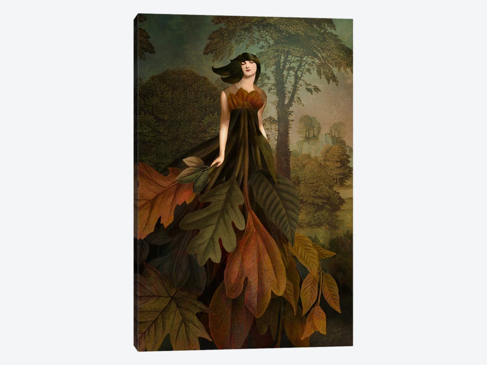 Autumn Leaves by Catrin Welz-Stein 1-piece Canvas Wall Art