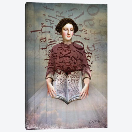 The Storybook Canvas Print #CWS27} by Catrin Welz-Stein Art Print