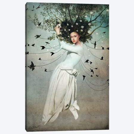 Fly With Me Canvas Print #CWS39} by Catrin Welz-Stein Canvas Art Print