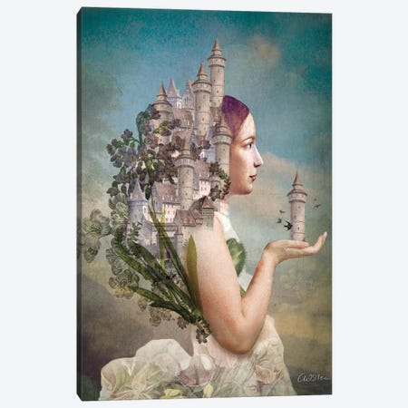 My Home Is My Castle Canvas Print #CWS52} by Catrin Welz-Stein Canvas Art Print