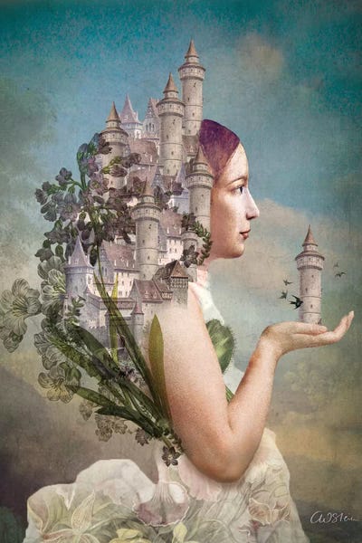Kids Inspirational Art: My Home Is My Castle by Catrin Welz-Stein