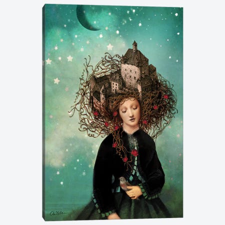 Sleeping Beauty Canvas Print #CWS56} by Catrin Welz-Stein Canvas Artwork