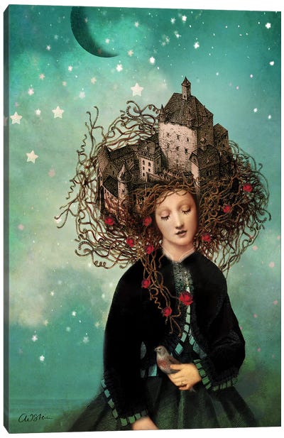 Sleeping Beauty Canvas Art Print - Catrin Welz-Stein