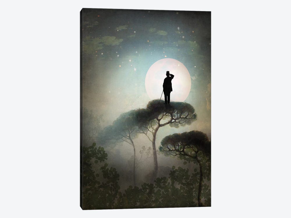 The Man In The Moon by Catrin Welz-Stein 1-piece Canvas Print