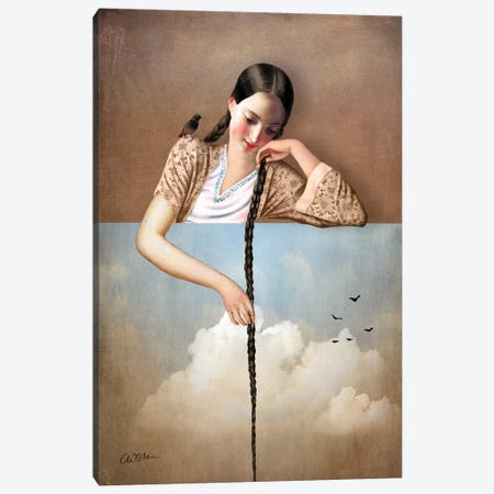 Touch The Sky Canvas Print #CWS65} by Catrin Welz-Stein Canvas Print