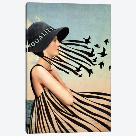 Equality Canvas Print #CWS74} by Catrin Welz-Stein Canvas Wall Art