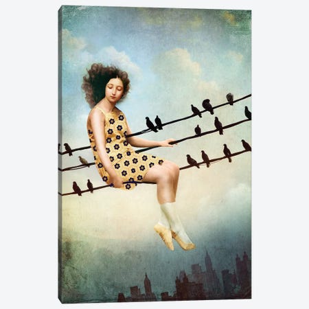 Hang In There Canvas Print #CWS76} by Catrin Welz-Stein Canvas Art