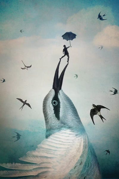 Similar To Salvador Dali: Jump by Catrin Welz-Stein