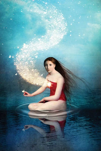 Large Wall Art & Big Canvas Prints: Shining Light II by Catrin Welz-Stein