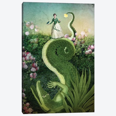 The Fool Canvas Print #CWS91} by Catrin Welz-Stein Canvas Print