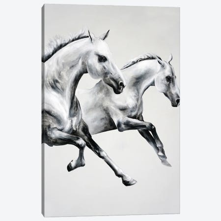 Horse Race Canvas Print #CWT5} by Chance Watt Canvas Artwork