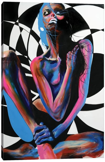 Pose Canvas Art Print - Female Nude Art