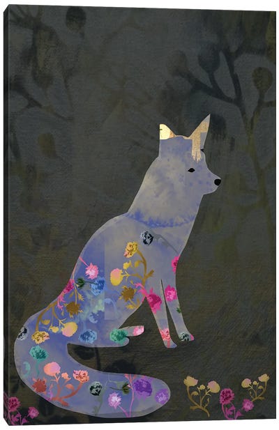 Delicate Fox Canvas Art Print - Claire Westwood