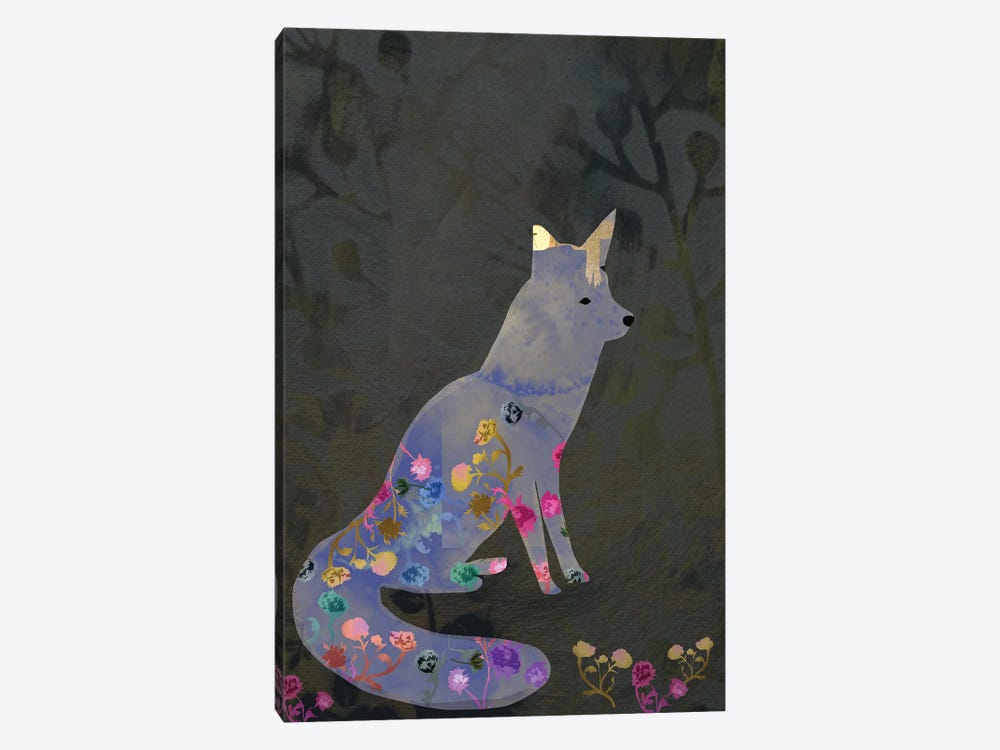 Delicate Fox by Claire Westwood 1-piece Canvas Art Print