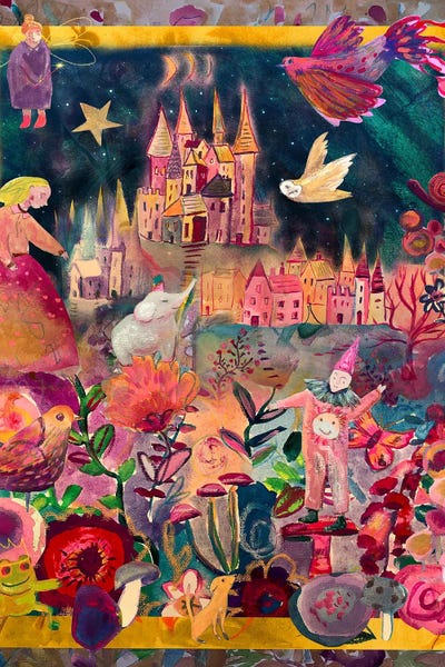 Castle by Claire Westwood canvas print