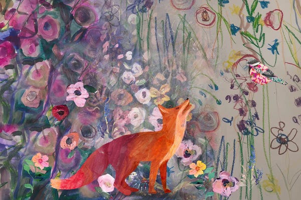 Foxes: Fox Look Up by Claire Westwood