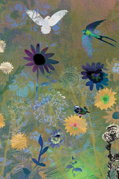 Floral by Claire Westwood canvas print