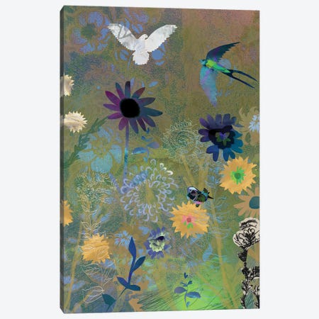 Floral Canvas Print #CWW18} by Claire Westwood Art Print