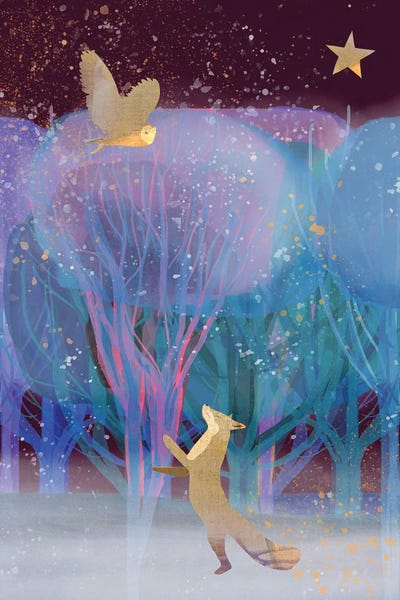 Foxes: Foxy Blue by Claire Westwood