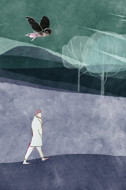 He Walks by Claire Westwood wall art