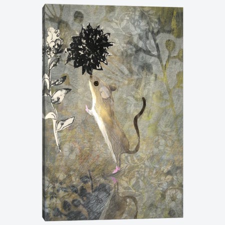 Mouse Canvas Print #CWW42} by Claire Westwood Canvas Artwork