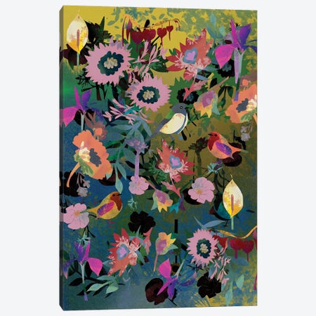 My Flowers Canvas Print #CWW43} by Claire Westwood Canvas Artwork