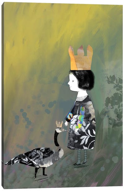 Princess Canvas Art Print - Goose Art