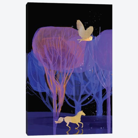 Run Free Canvas Print #CWW60} by Claire Westwood Canvas Wall Art