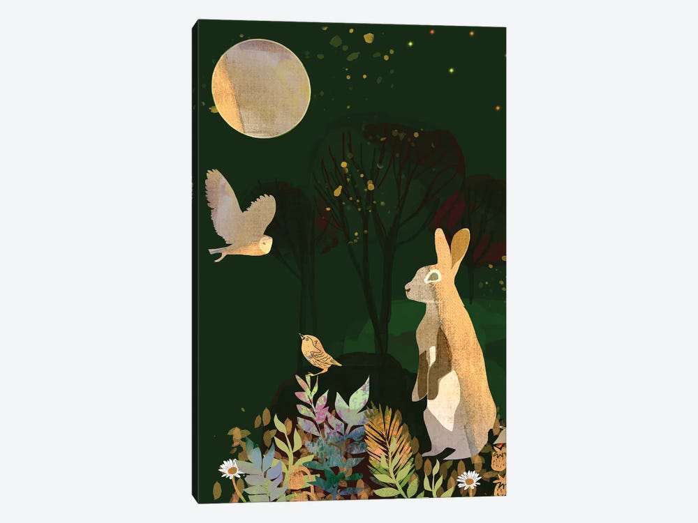 Spring Moon by Claire Westwood 1-piece Canvas Wall Art