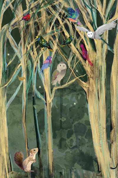 Squirrel by Claire Westwood metal wall art