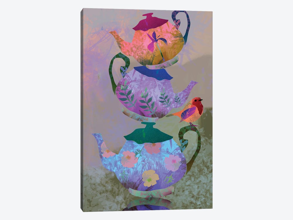 Teapot by Claire Westwood 1-piece Canvas Art Print