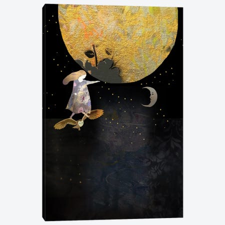 Touch The Moon Canvas Print #CWW78} by Claire Westwood Canvas Print