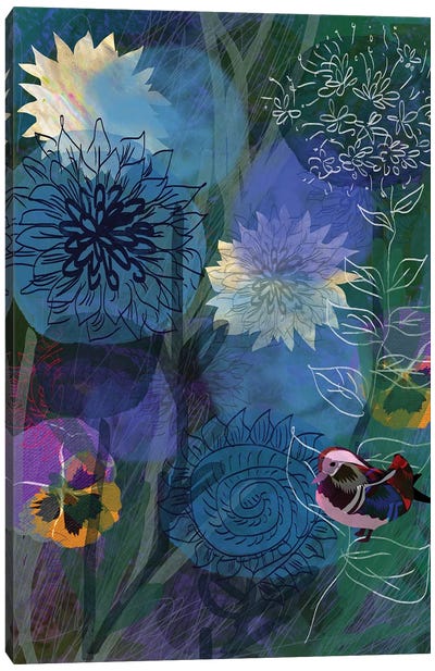 Blue Canvas Art Print - Claire Westwood