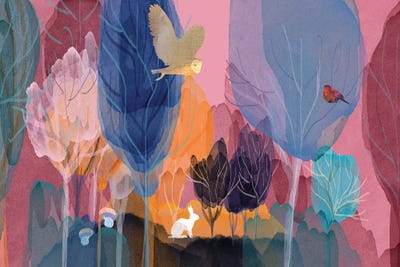 White Rabbit by Claire Westwood canvas print