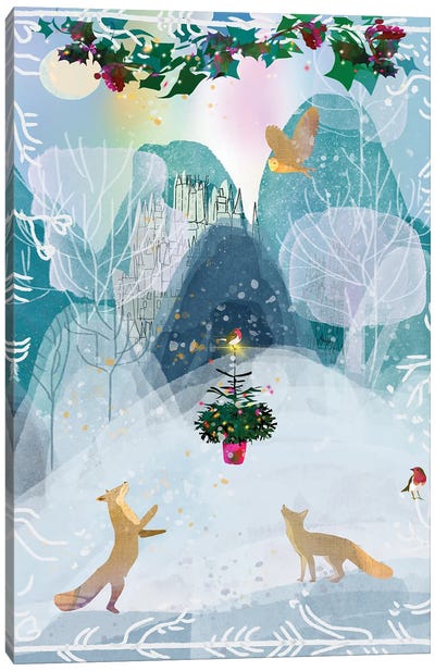 Winter Tree Canvas Art Print - Winter Wonderland