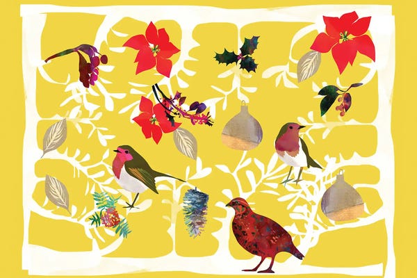 Claire Westwood: Yellow Festive by Claire Westwood