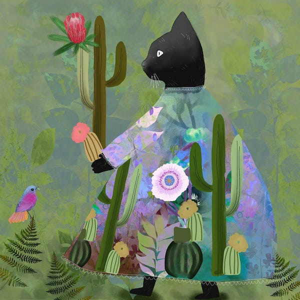 Dopamine Decor: Black Cat by Claire Westwood