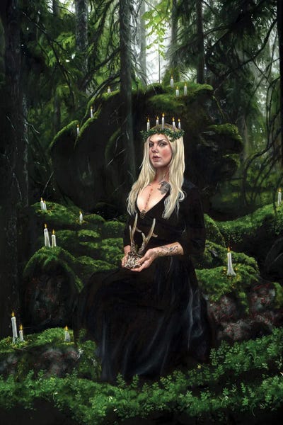 Ulvdottern by Christina Ridgeway art print