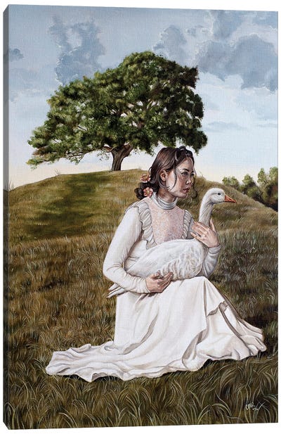 Den Underbara Resa Canvas Art Print - Swan Art