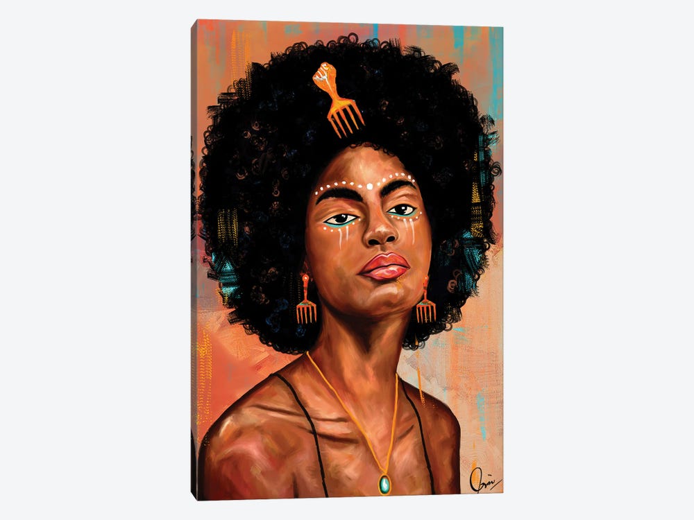 Afro Candy by Crixtover Edwin 1-piece Art Print