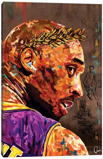 Kobe Bryant Canvas Art Print - Kobe Bryant