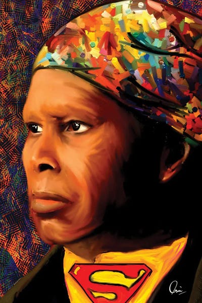 Fictional Characters: Harriet Tubman SuperHero by Crixtover Edwin