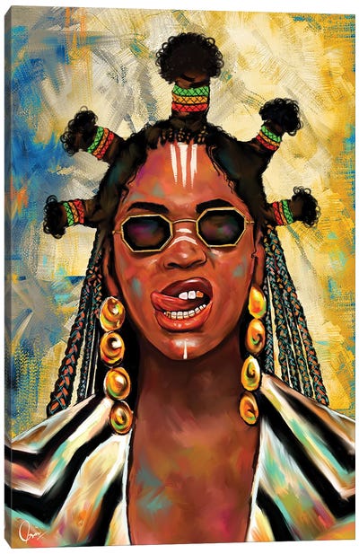 Black Is King Beyoncé Canvas Art Print - Art with Attitude