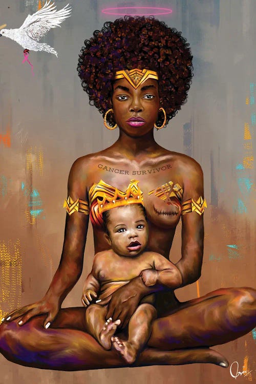 Cancer Survivor by Crixtover Edwin wall art