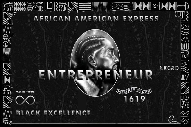 African American Express by Crixtover Edwin wall art