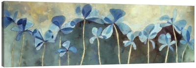Blue Flowers Canvas Art Print - Cynthia Decker